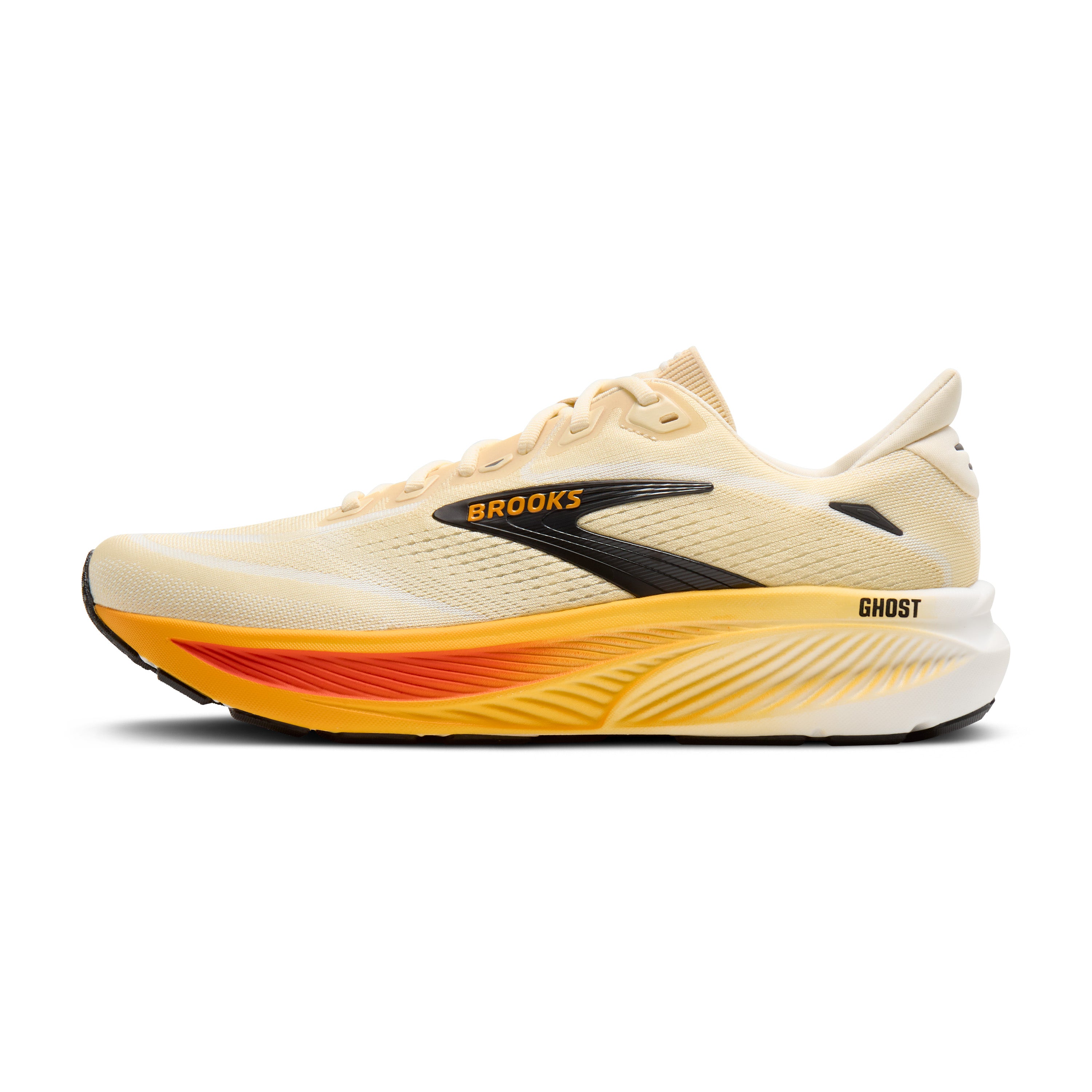 Brooks Ghost 18 Mens Running Shoes - Rutabaga/Tigerlily/Orange