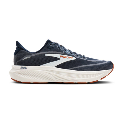 Brooks Ghost 18 Mens Running Shoes - Navy Blazer/Red Earth/Blue