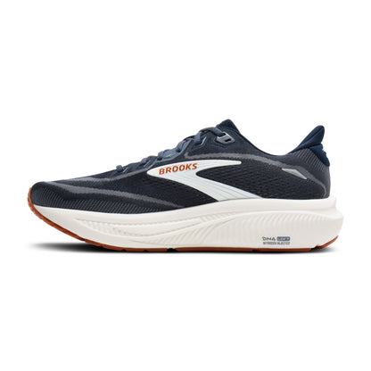 Brooks Ghost 18 Mens Running Shoes - Navy Blazer/Red Earth/Blue