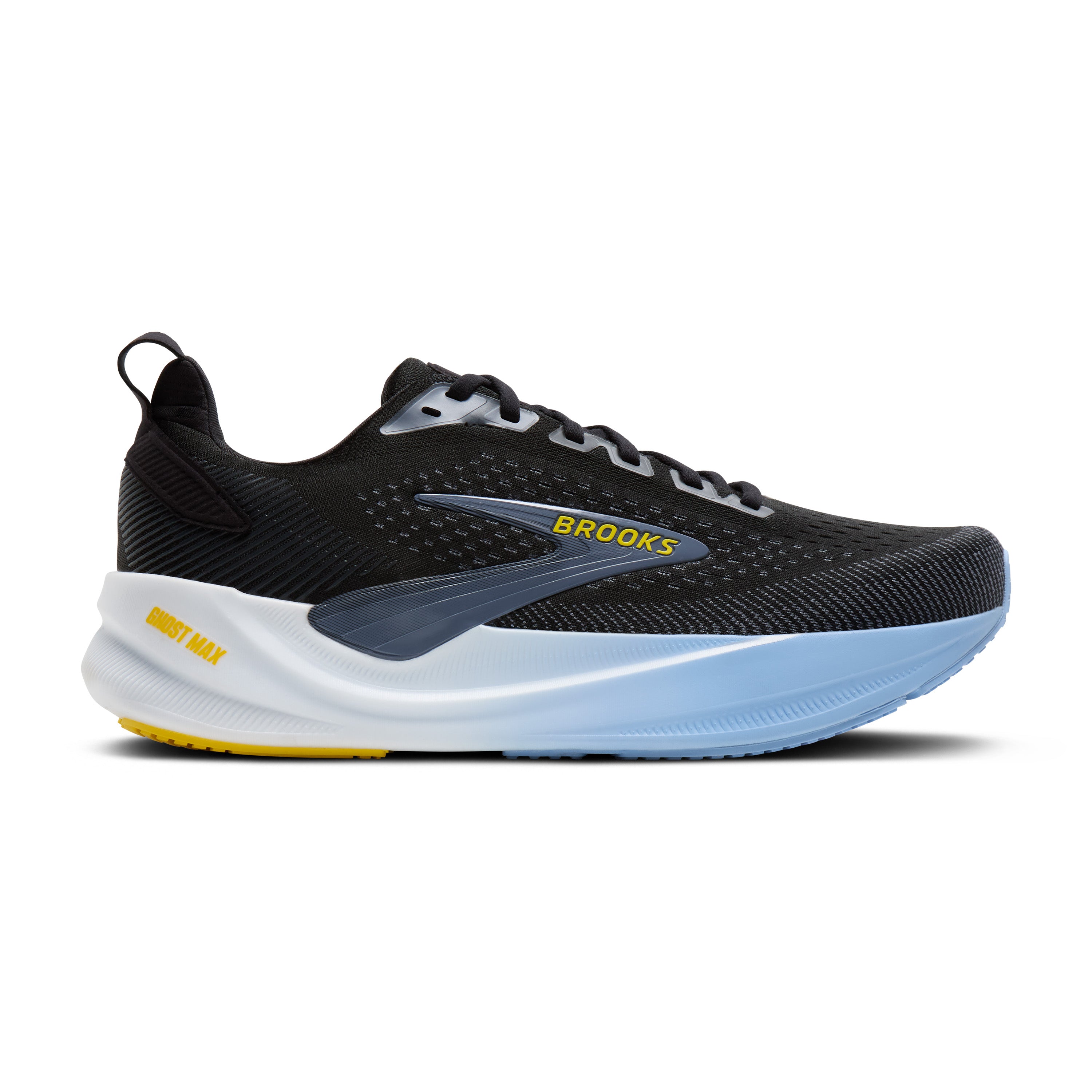 Brooks Ghost Max 4 Mens Running Shoes - Black/Folkstone/Open Air