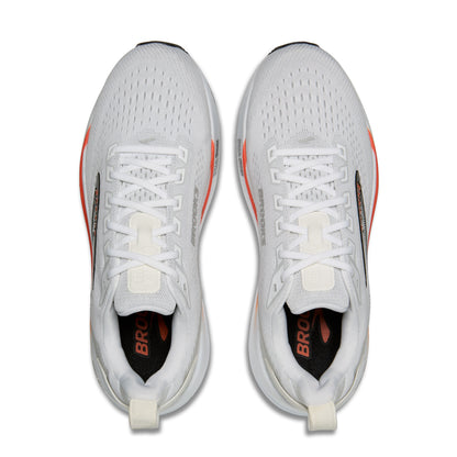 Brooks Ghost Max 4 Mens Running Shoes - White/Red/Black