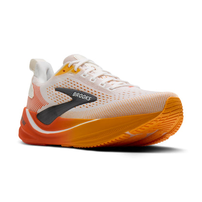 Brooks Ghost Max 4 Mens Running Shoes - White/Orange/Red