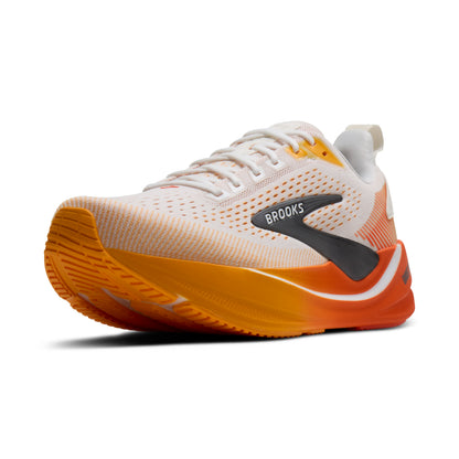 Brooks Ghost Max 4 Mens Running Shoes - White/Orange/Red