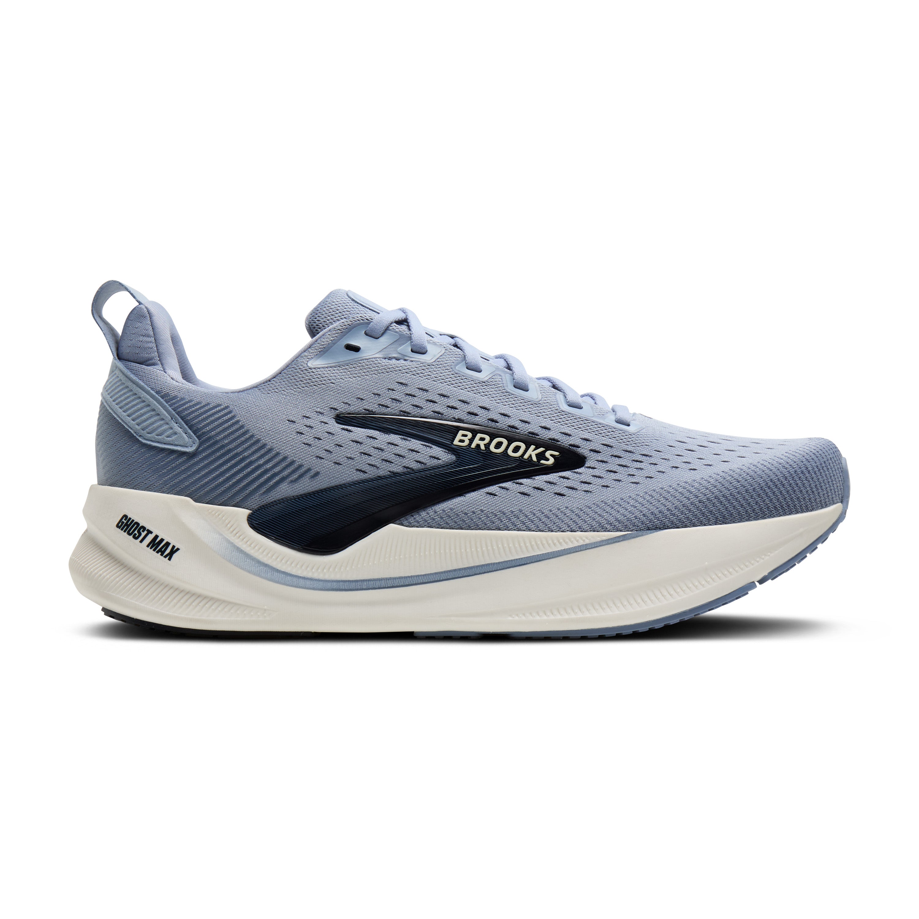 Brooks Ghost Max 4 Mens Running Shoes - Blue/Navy/Coconut