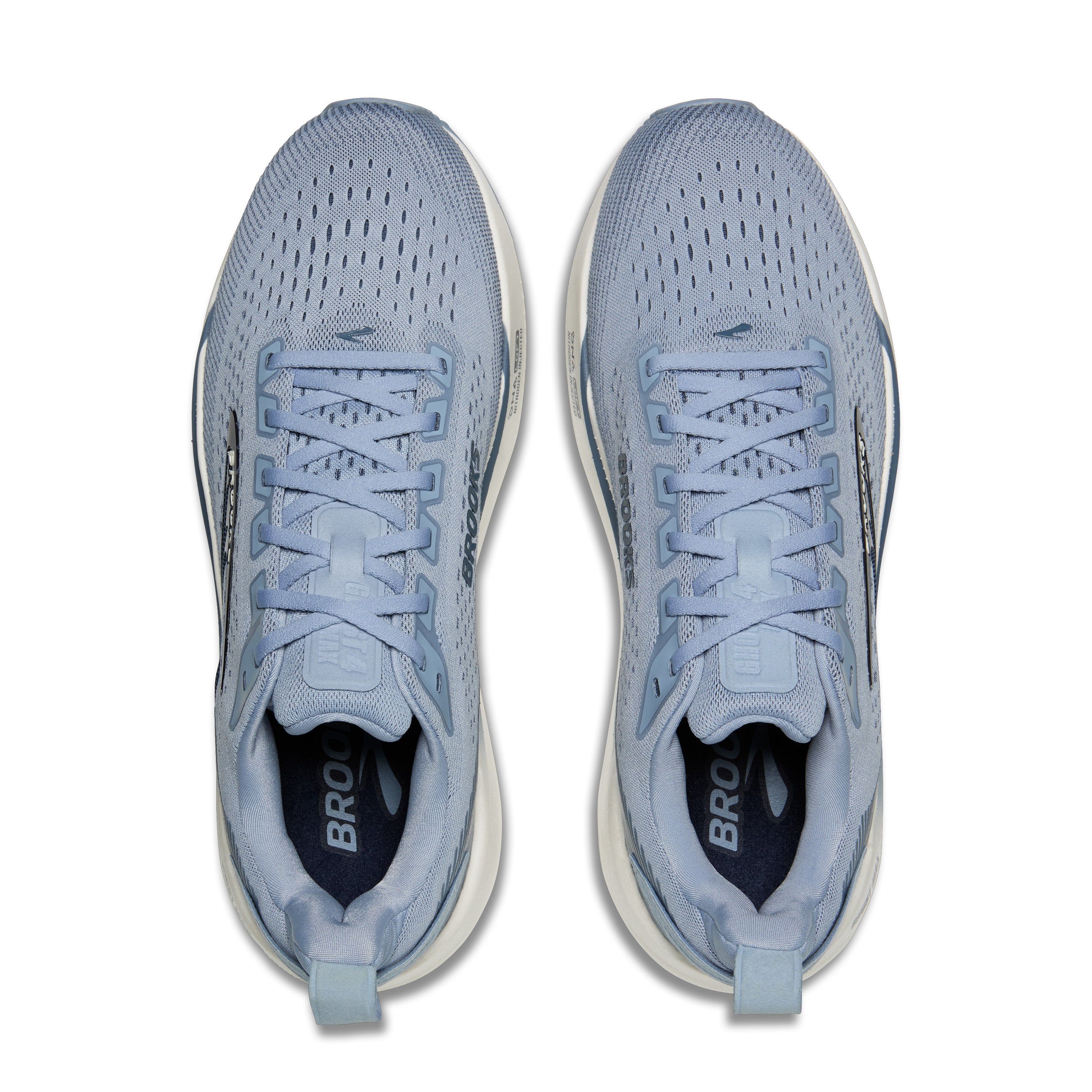 Brooks Ghost Max 4 Mens Running Shoes - Blue/Navy/Coconut