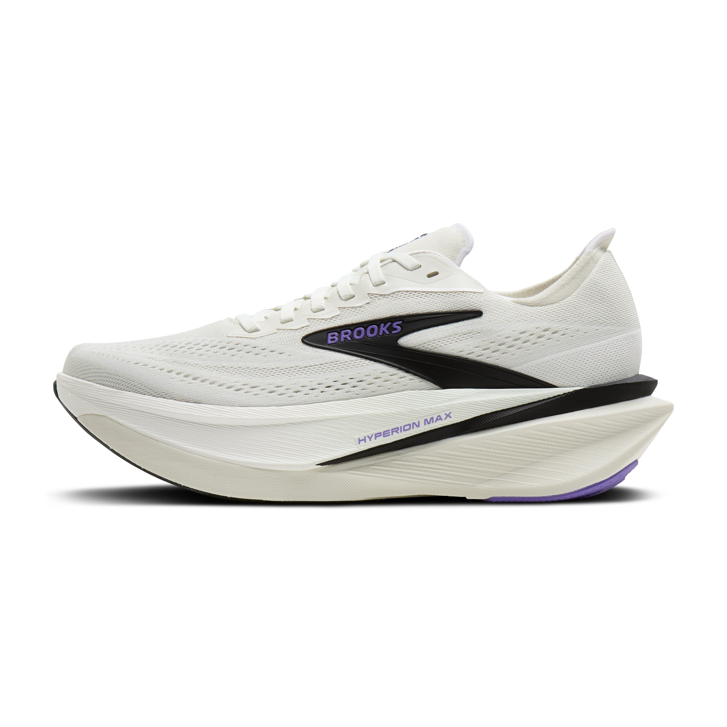 Brooks Hyperion Max 4 Mens Running Shoes - Grey/Black/Purple Hebe