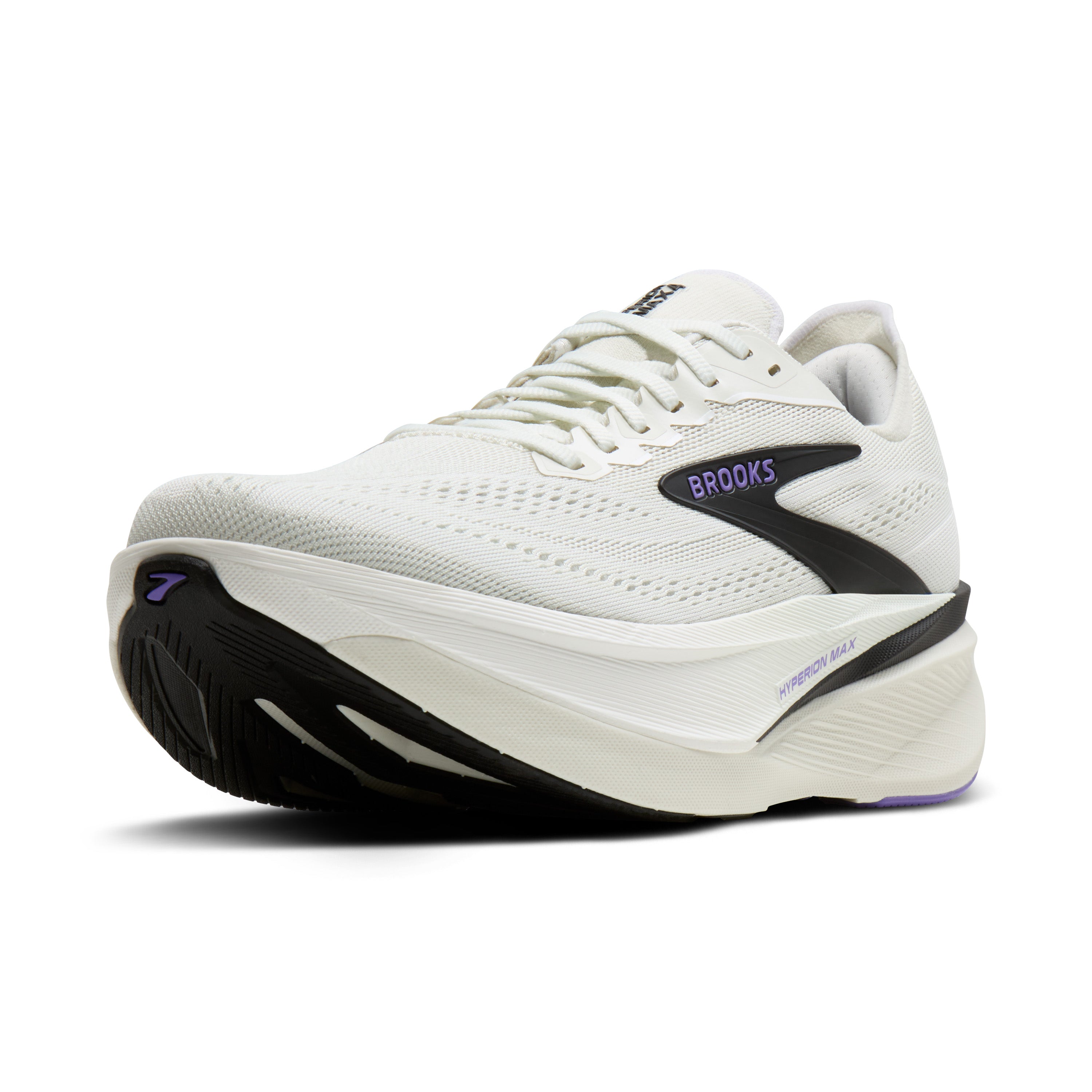Brooks Hyperion Max 4 Mens Running Shoes - Grey/Black/Purple Hebe