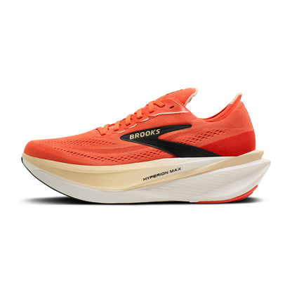 Brooks Hyperion Max 4 Mens Running Shoes - Tigerlily/Wood Ash/Black