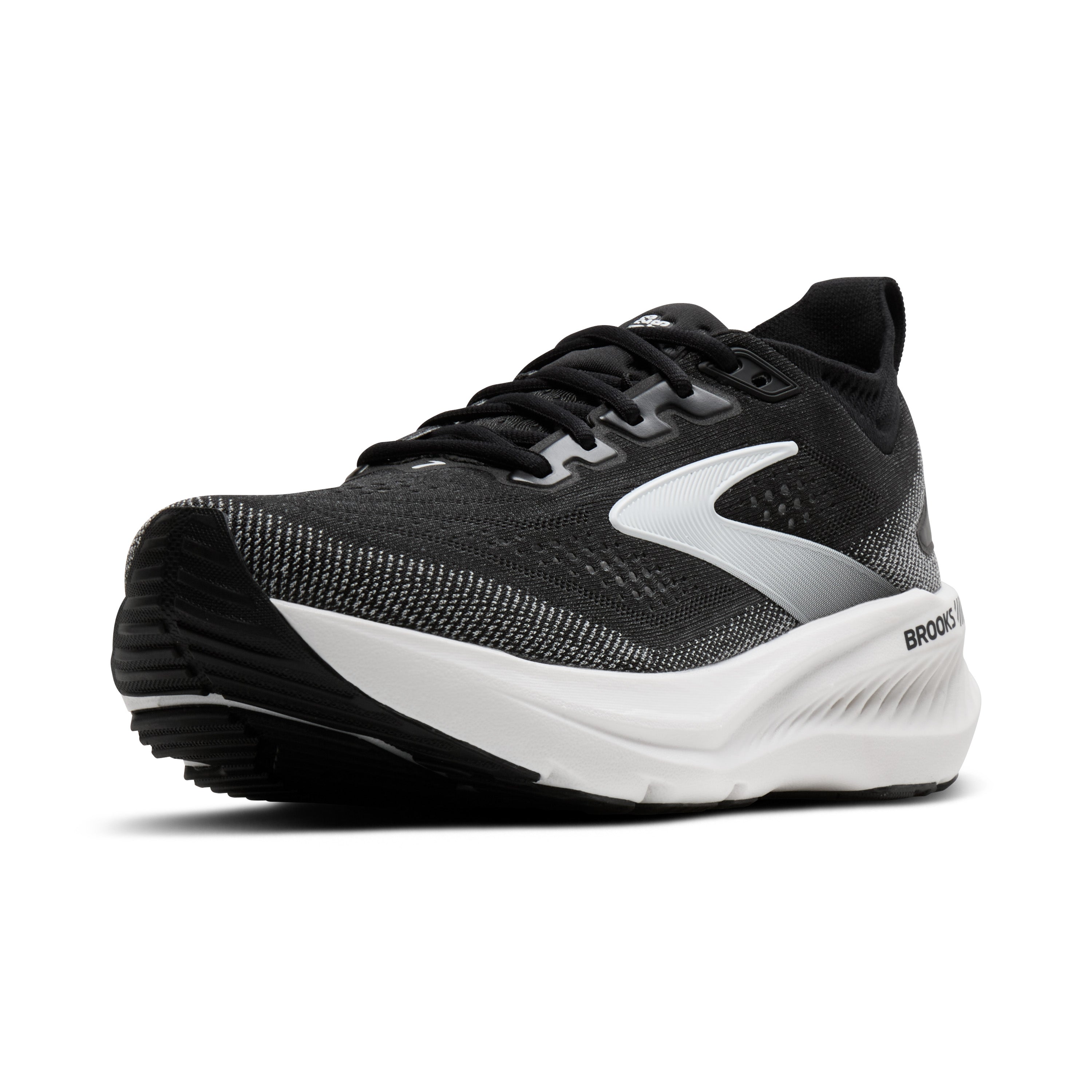 Brooks Glycerin GTS 23 Mens Running Shoes - Grey/Black/White