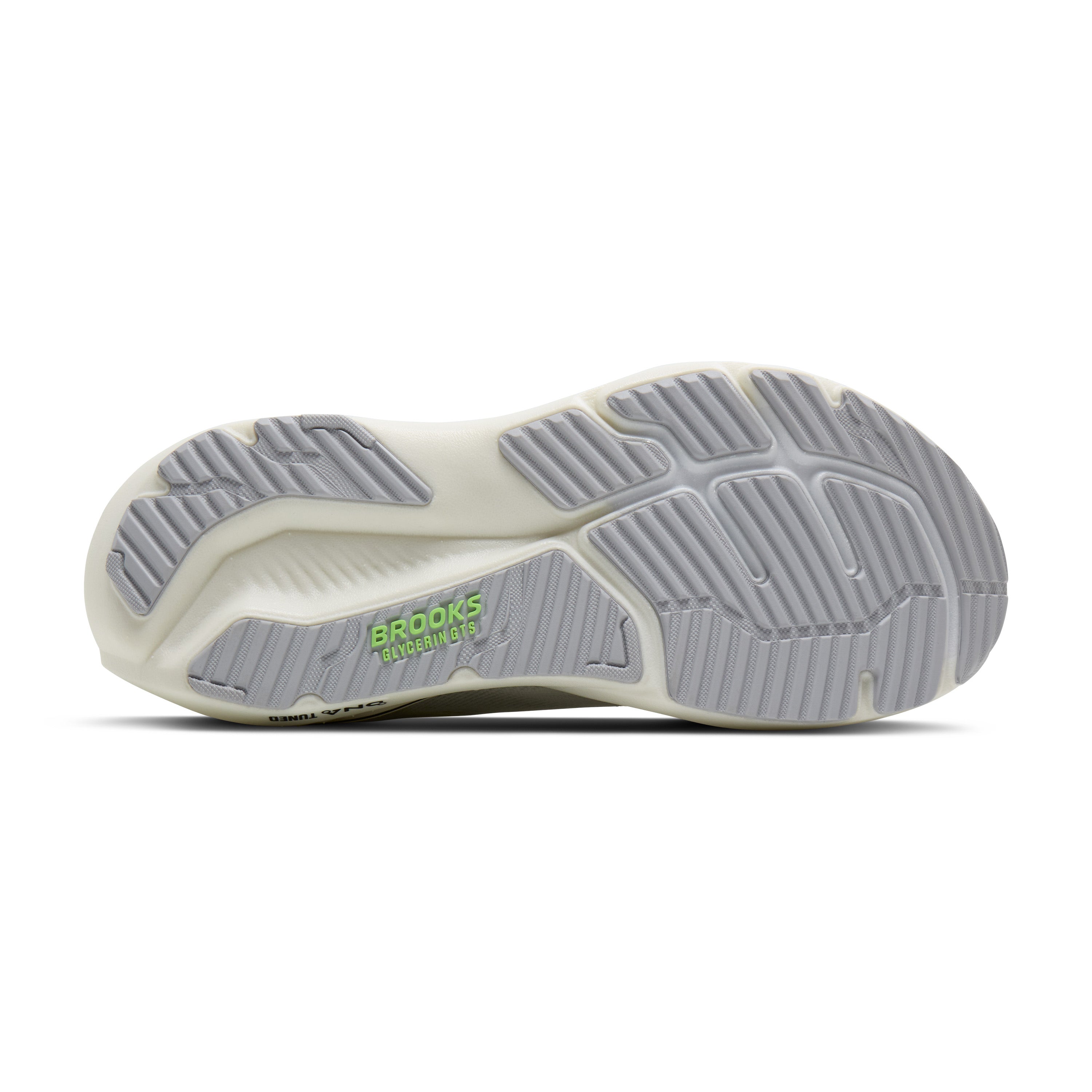 Brooks Glycerin GTS 23 Mens Running Shoes - Grey/Green/Black