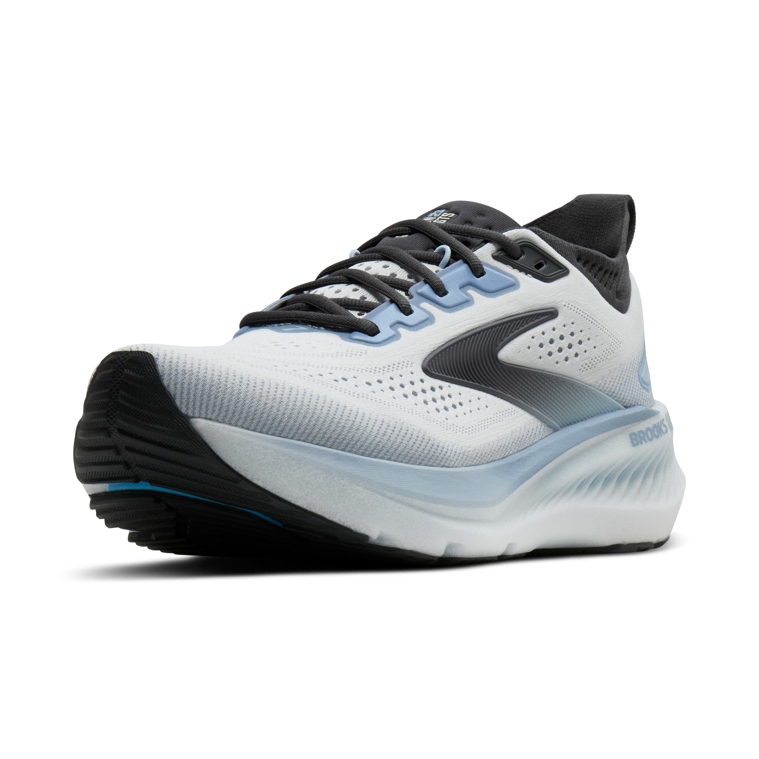 Brooks Glycerin GTS 23 Mens Running Shoes - White/Rain/Baltic Sea
