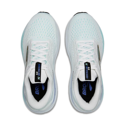 Brooks Adrenaline GTS 24 Womens Running Shoes - White/Limpet Shell