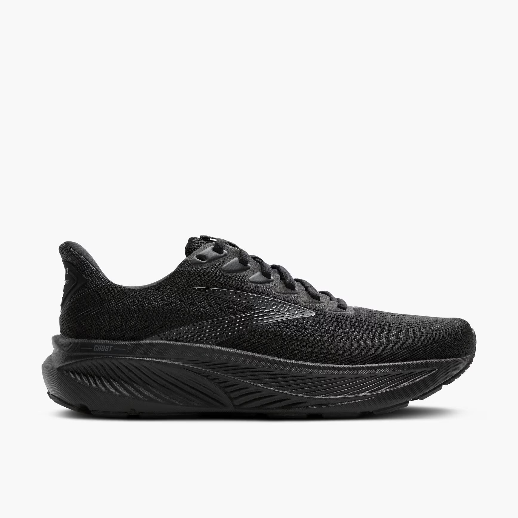 Brooks Ghost 17 Womens Running Shoe - Black/Black/Ebony