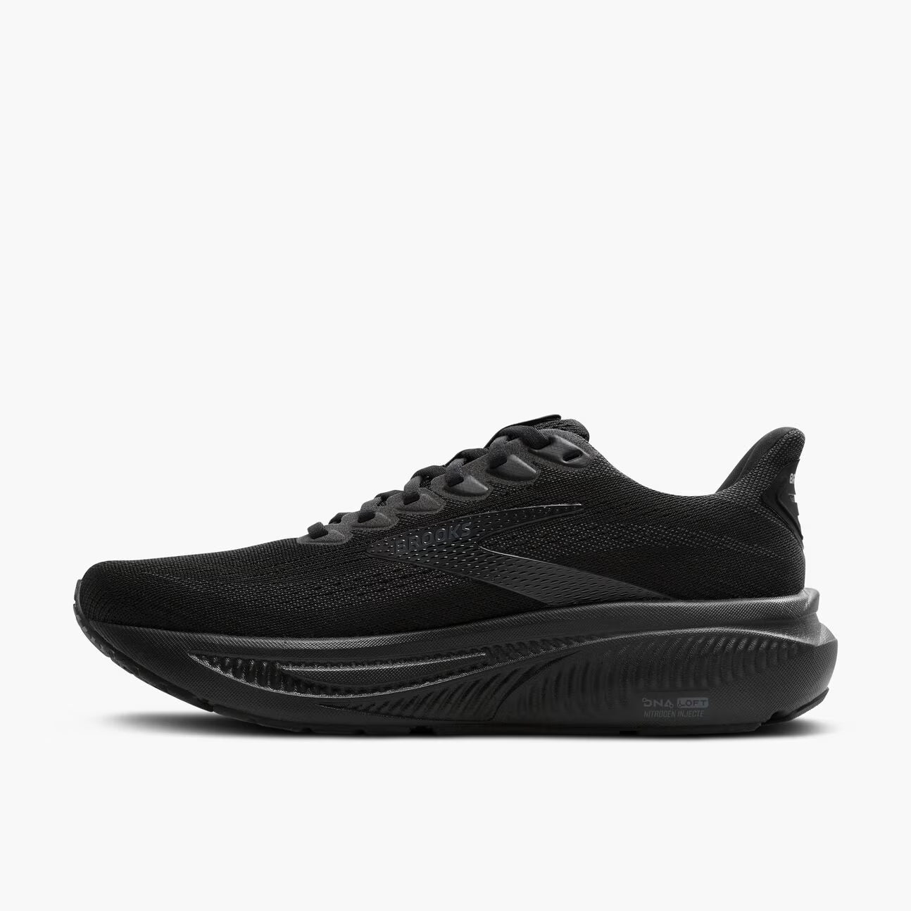 Brooks Ghost 17 Womens Running Shoe - Black/Black/Ebony