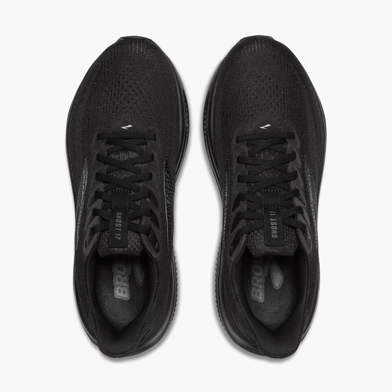 Brooks Ghost 17 Womens Running Shoe - Black/Black/Ebony