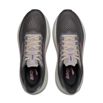 Brooks Ghost 17 Womens Running Shoe - Poppy Seed/Pink/Bluewash