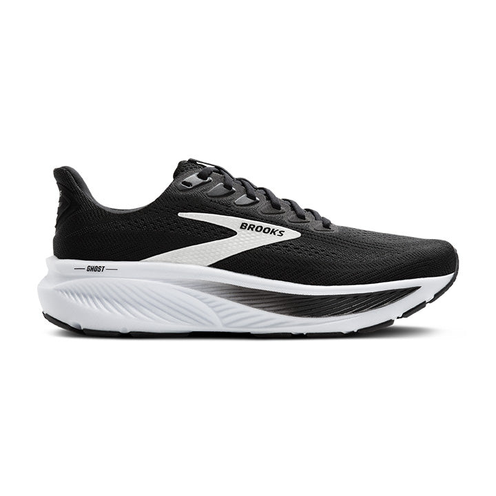 Brooks Ghost 17 Womens Running Shoe - Black/Grey/White