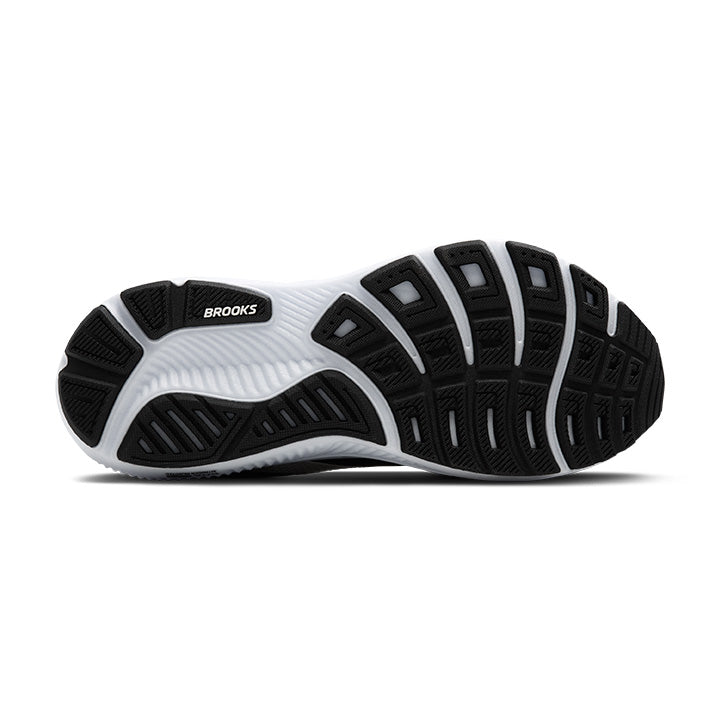 Brooks Ghost 17 Womens Running Shoe - Black/Grey/White