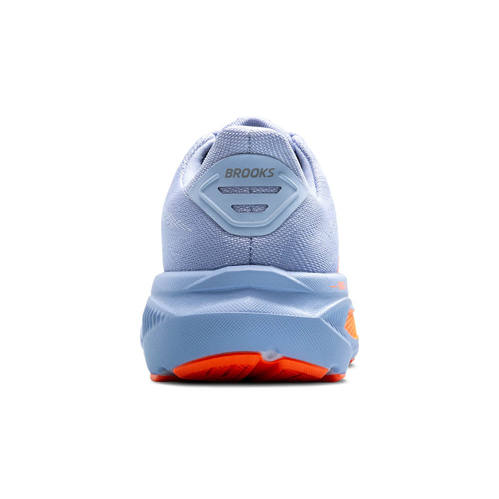 Brooks Ghost 17 Womens Running Shoe - Blue Heron/White/Orange