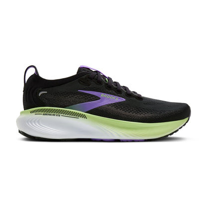 Brooks Adrenaline GTS 25 Womens Running Shoes - Black/Blackened Pearl/Purple