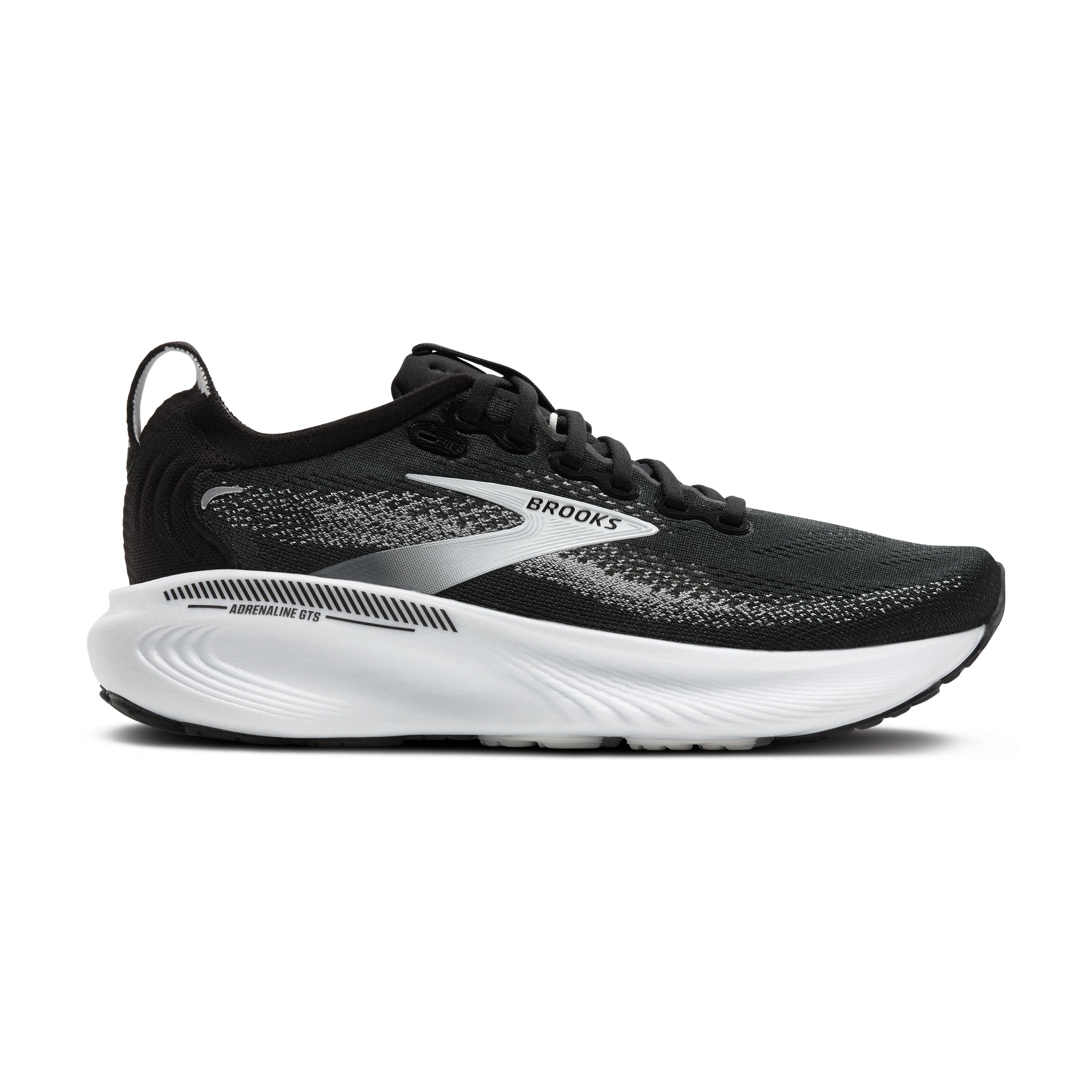 Brooks Adrenaline GTS 25 Womens Running Shoes - Black/Grey/White