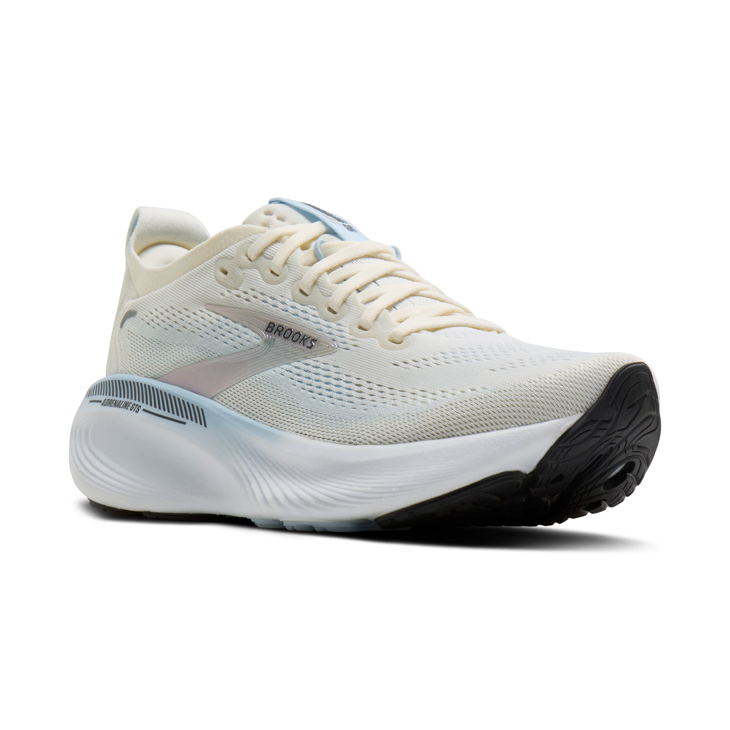 Brooks Adrenaline GTS 25 Womens Running Shoes - Star White/Nantucket/Chrome