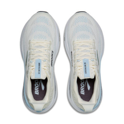 Brooks Adrenaline GTS 25 Womens Running Shoes - Star White/Nantucket/Chrome