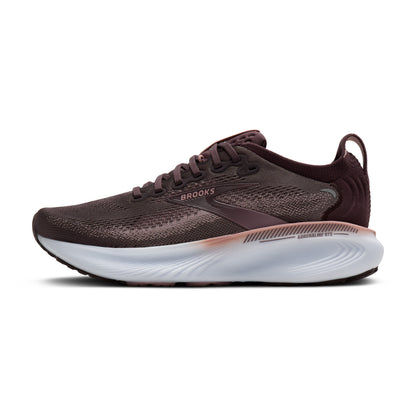 Brooks Adrenaline GTS 25 Womens Running Shoes - Raisin/Woodrose/White