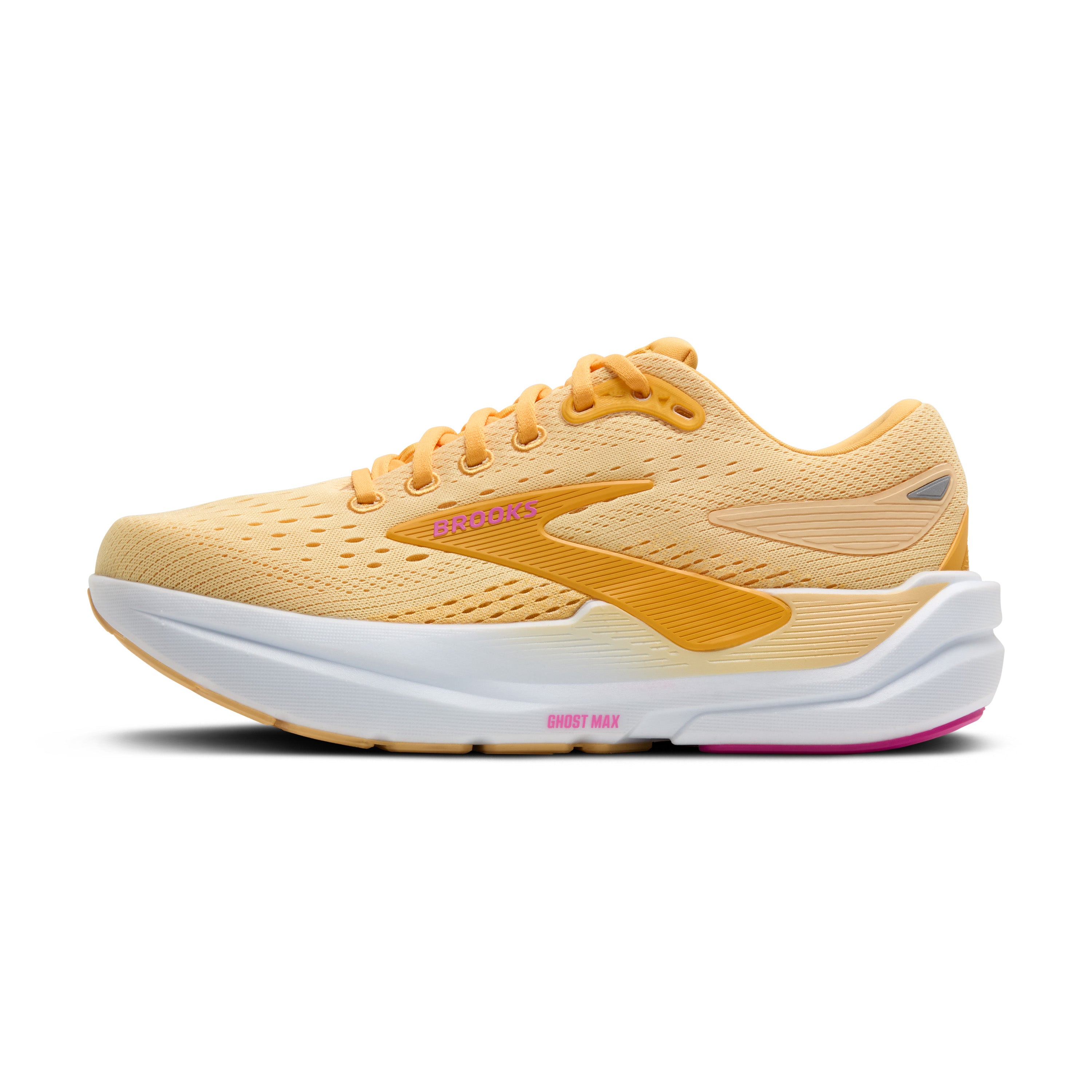 Brooks Ghost Max 3 Womens Running Shoes - Apricot/Apricot/Super Pink