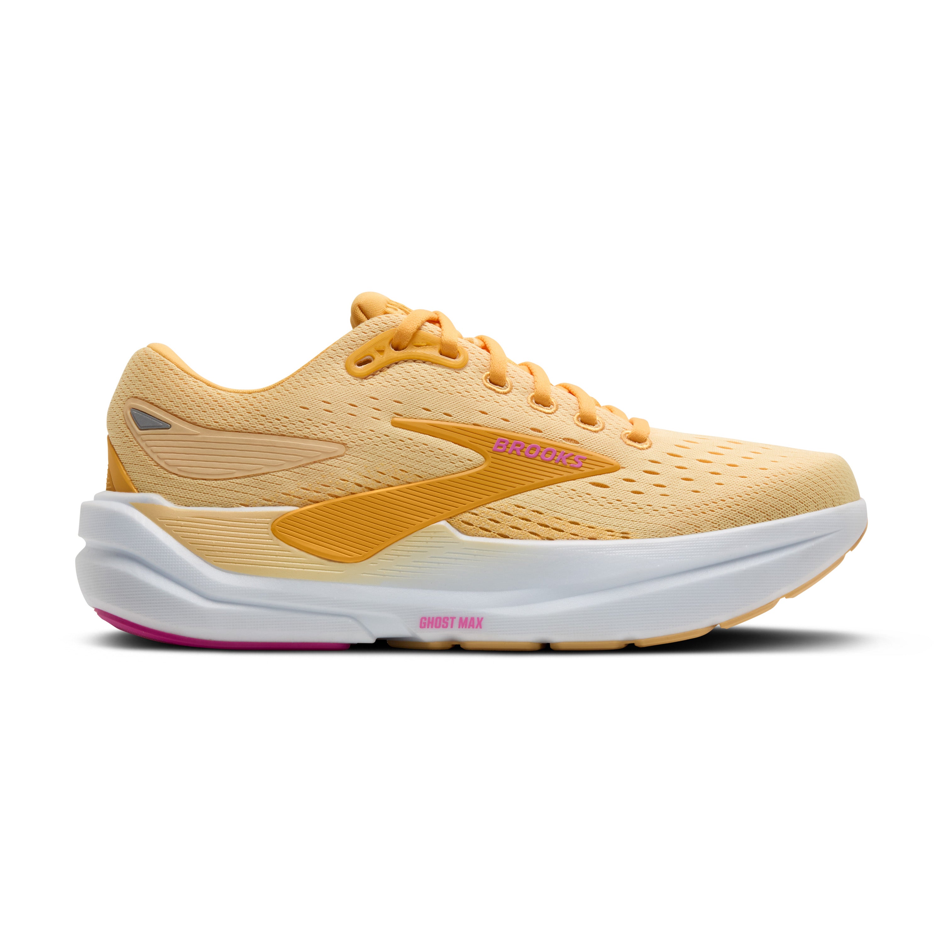 Brooks Ghost Max 3 Womens Running Shoes - Apricot/Apricot/Super Pink