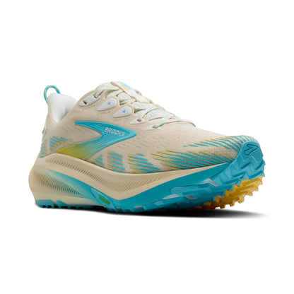 Brooks Ghost Trail Womens Running Shoe - Sand/Star White/Golden Hour