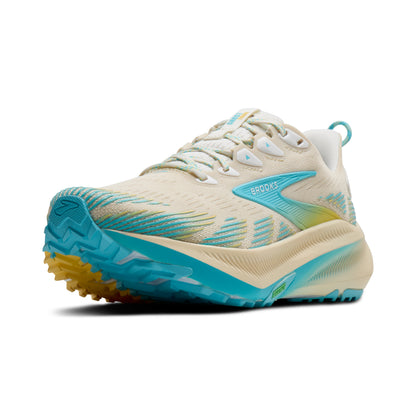 Brooks Ghost Trail Womens Running Shoe - Sand/Star White/Golden Hour
