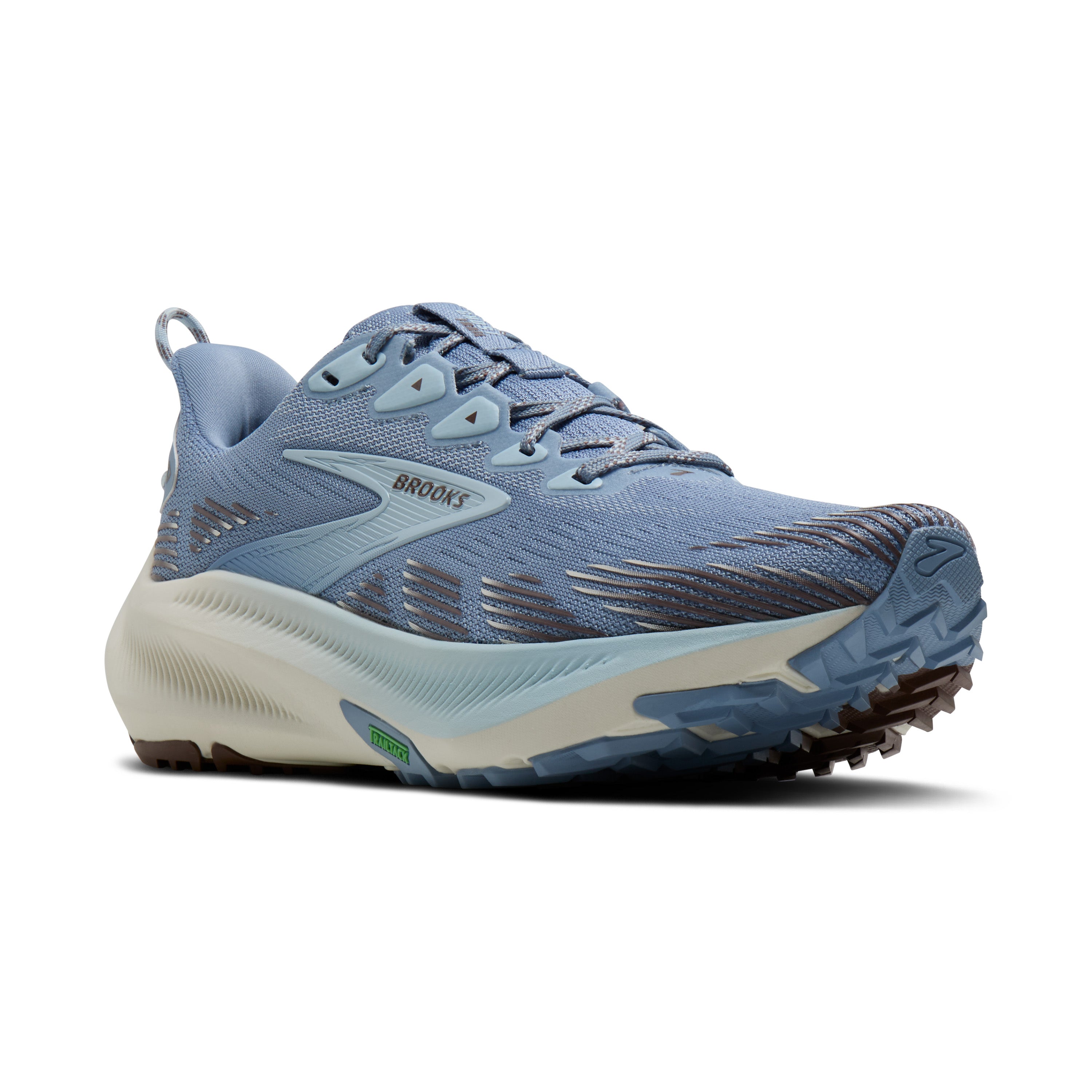 Brooks Ghost Trail Womens Running Shoes - Blue/Blue/Brown