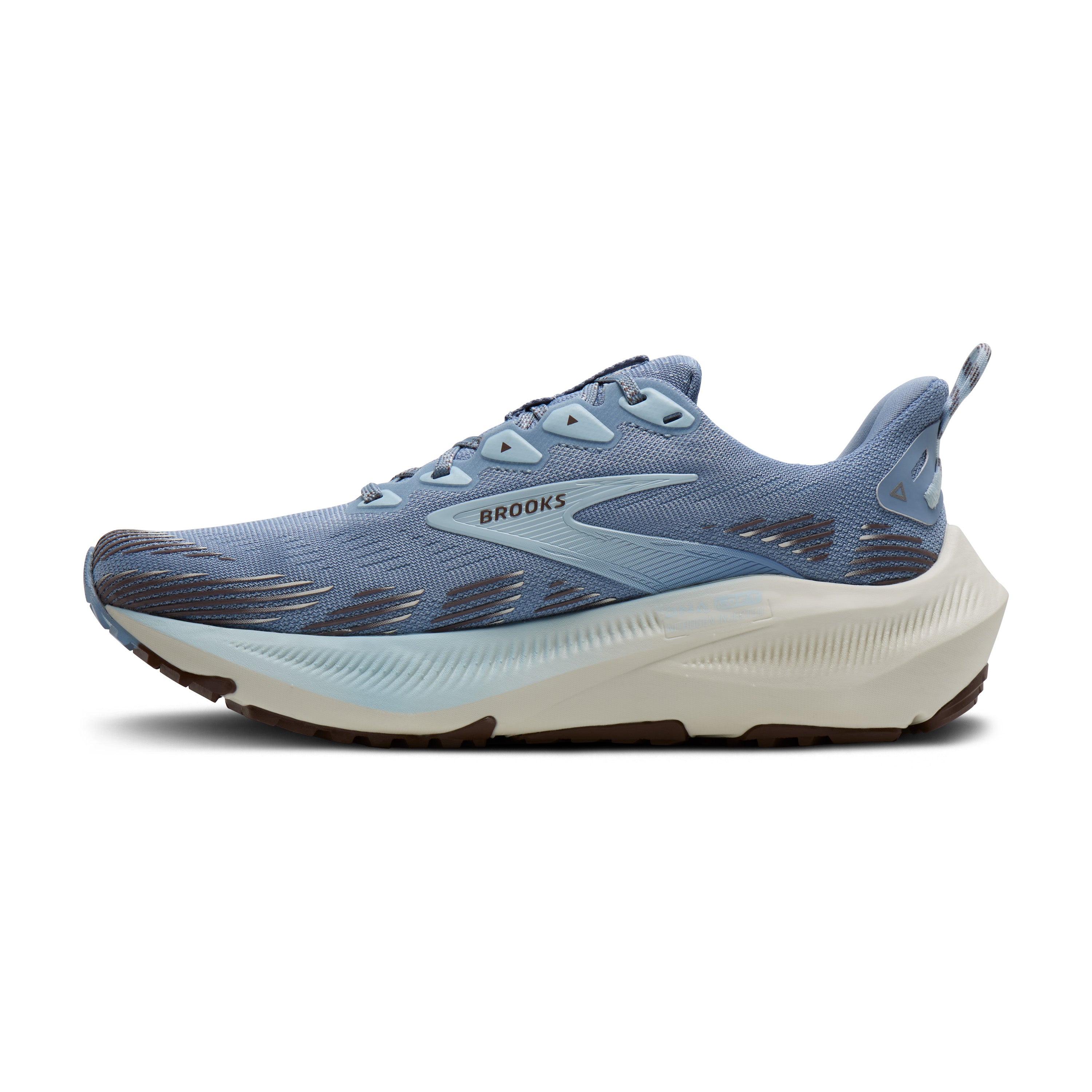 Brooks Ghost Trail Womens Running Shoes - Blue/Blue/Brown