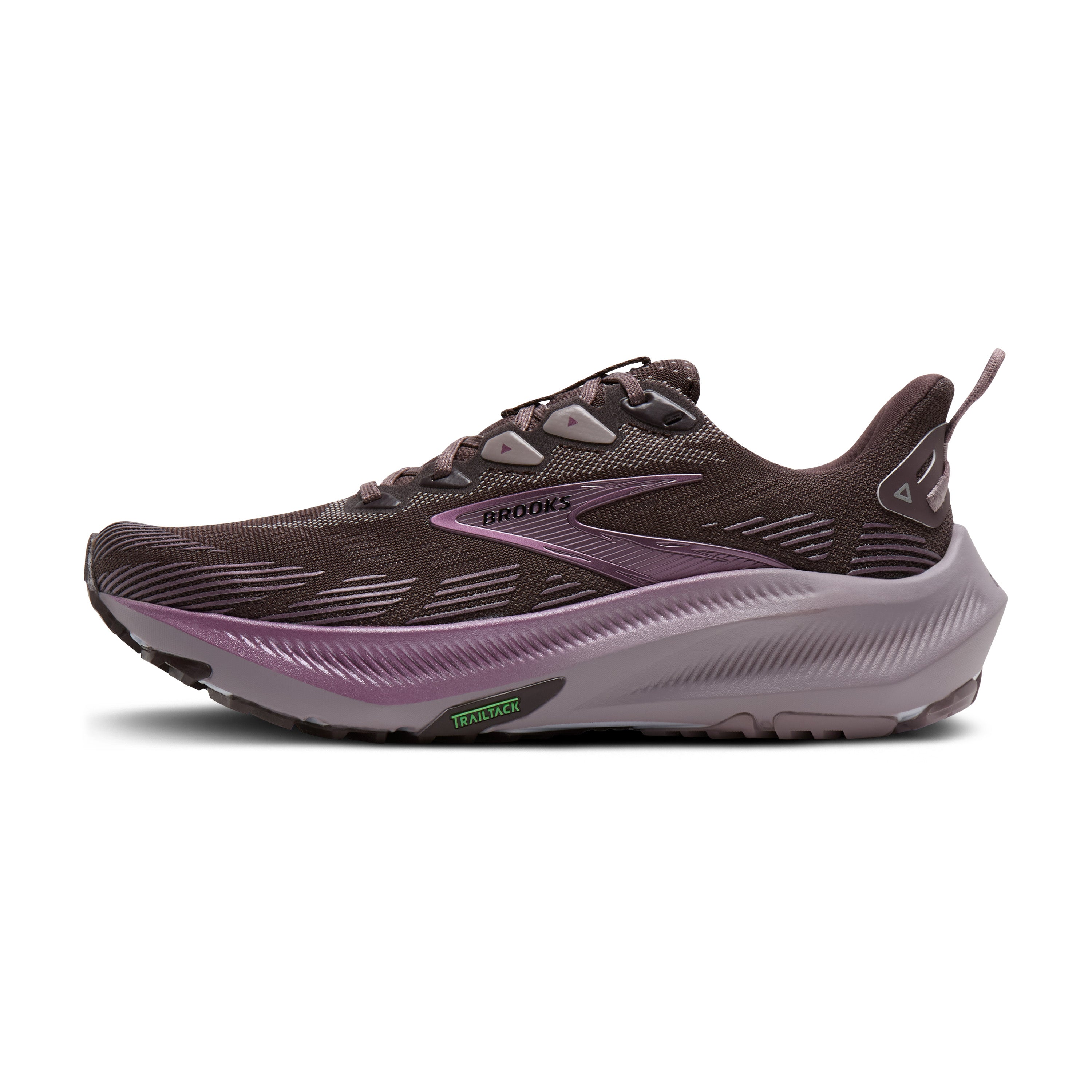 Brooks Ghost Trail Womens Running Shoes - Raisin/Purple/Metallic