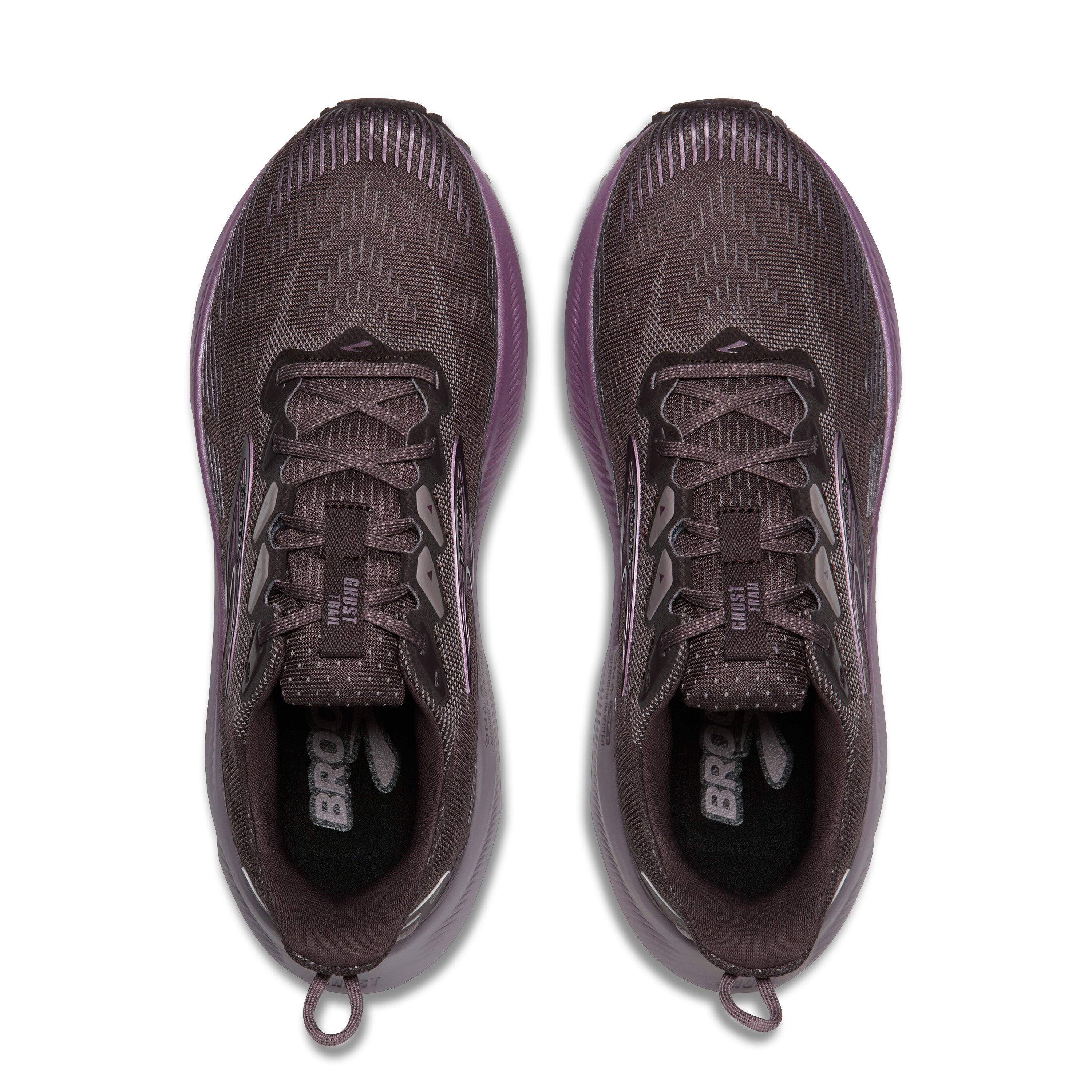Brooks Ghost Trail Womens Running Shoes - Raisin/Purple/Metallic