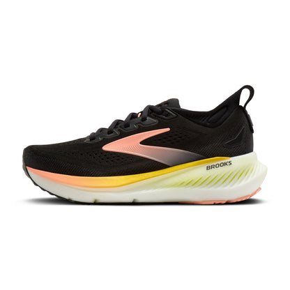 Brooks Glycerin GTS 23 Womens Running Shoes - Black/Peach/Nightlife