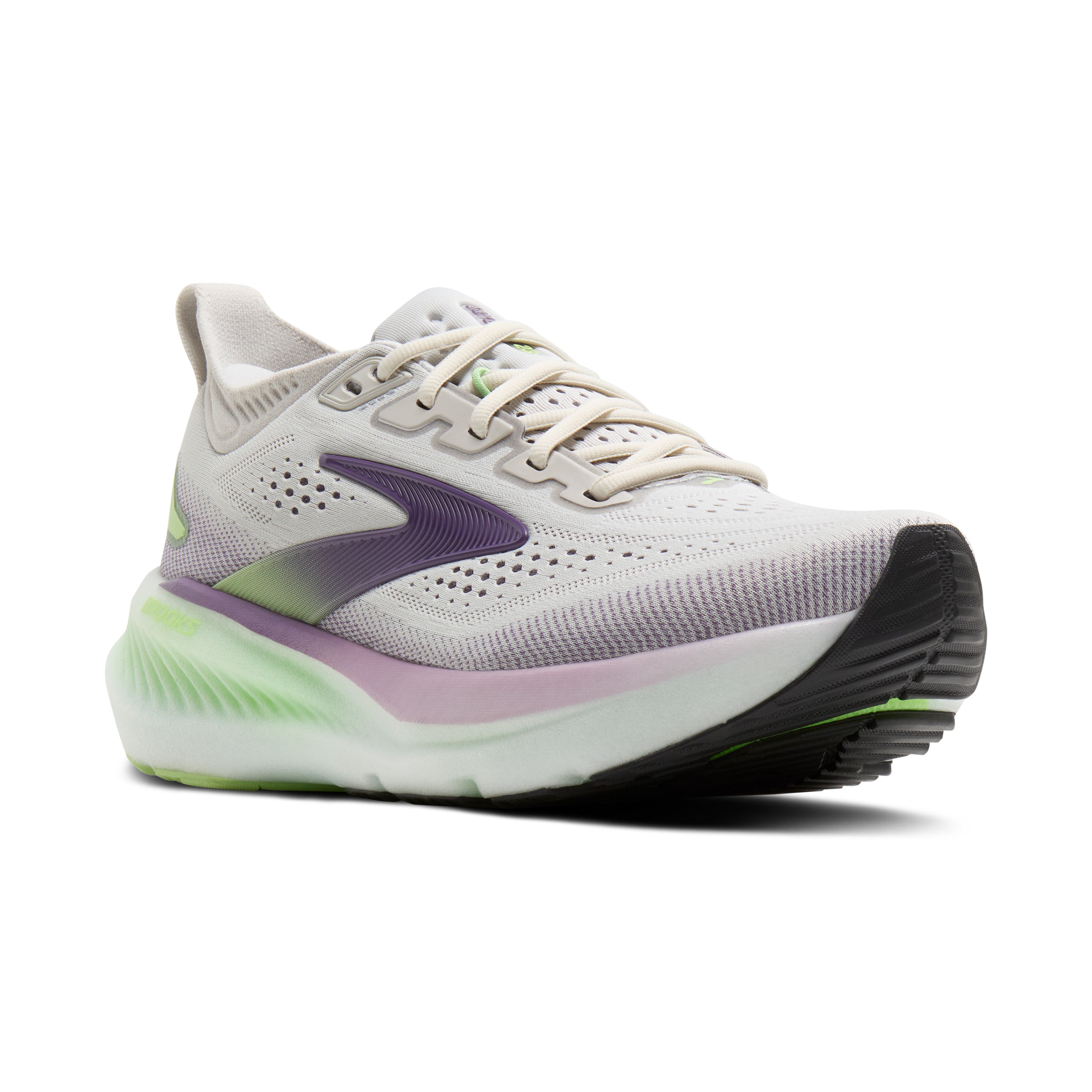 Brooks Glycerin 23 Womens Running Shoes - Antarctica/Grape/Green Gecko