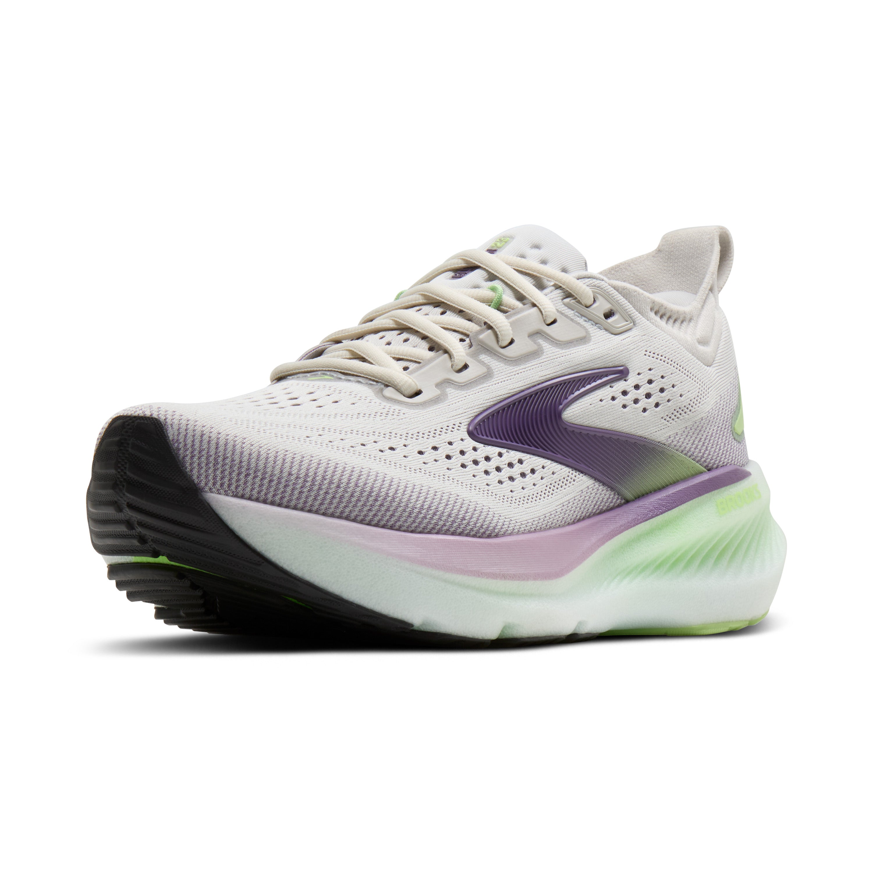 Brooks Glycerin 23 Womens Running Shoes - Antarctica/Grape/Green Gecko