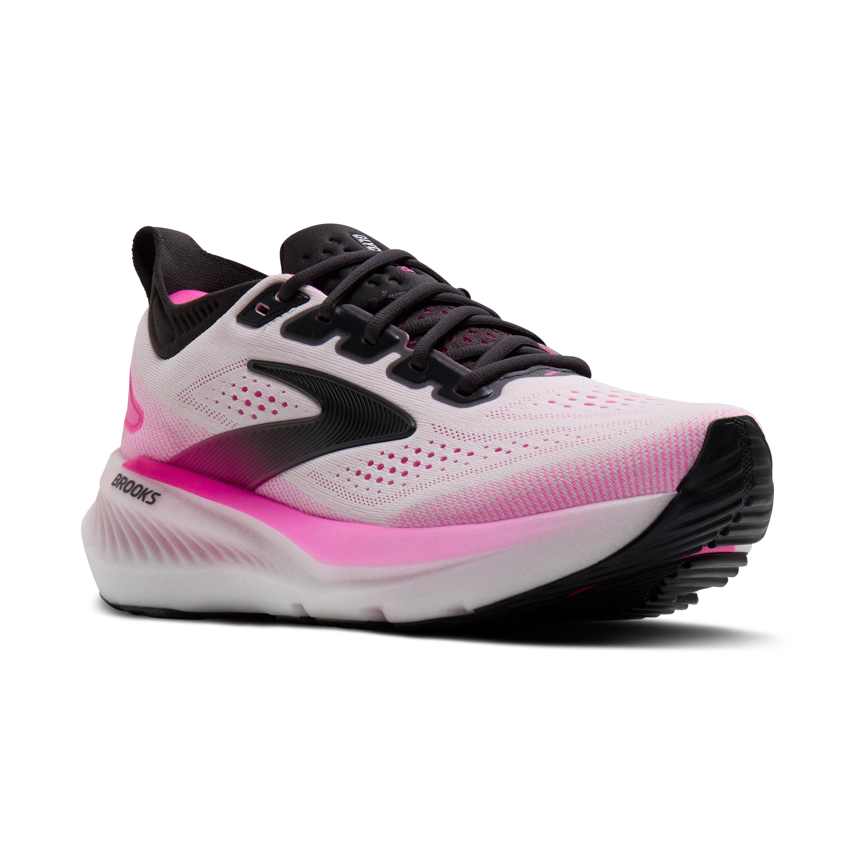 Brooks Glycerin 23 Womens Running Shoes - White/Phantom/Cyber Pink