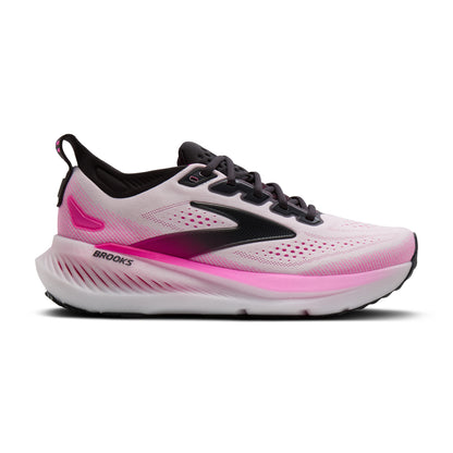 Brooks Glycerin 23 Womens Running Shoes - White/Phantom/Cyber Pink