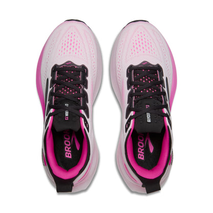 Brooks Glycerin 23 Womens Running Shoes - White/Phantom/Cyber Pink