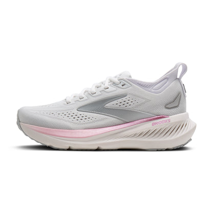 Brooks Glycerin 23 Womens Running Shoes - White/Harbor Mist/Metallic