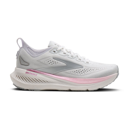Brooks Glycerin 23 Womens Running Shoes - White/Harbor Mist/Metallic