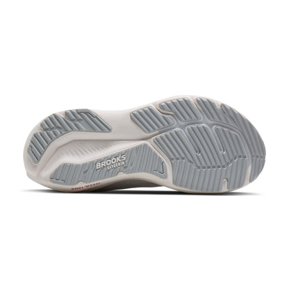 Brooks Glycerin 23 Womens Running Shoes - White/Harbor Mist/Metallic