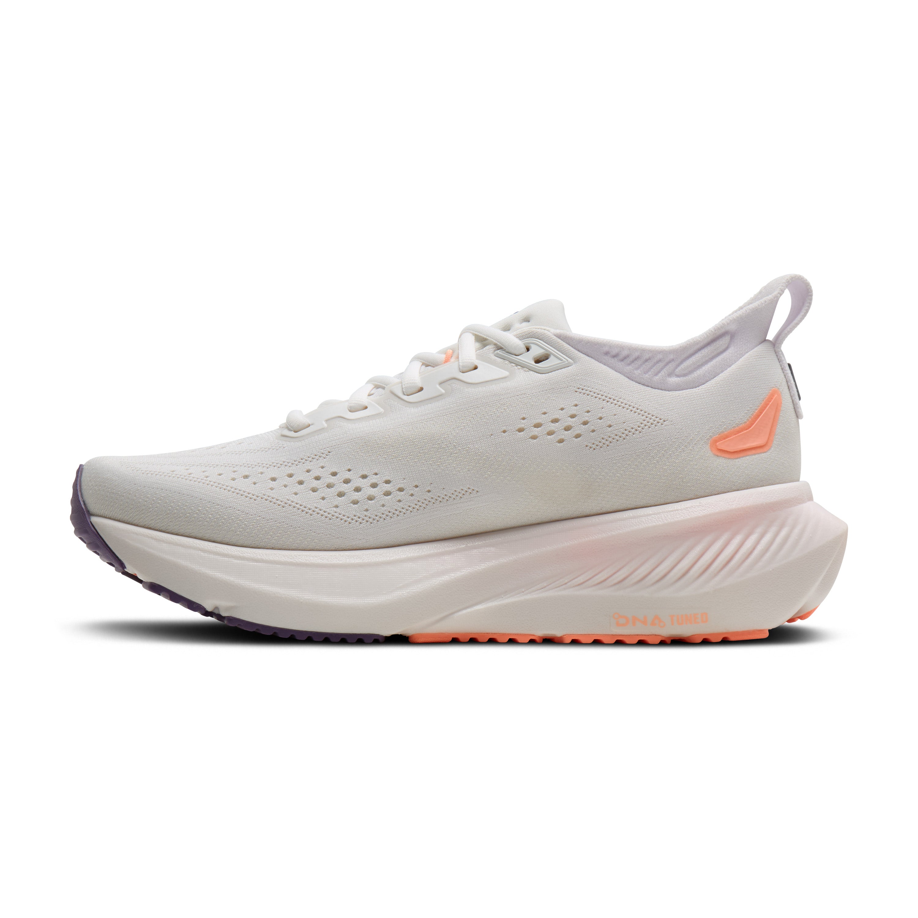 Brooks Glycerin 23 Womens Running Shoes - White/Mulled Grape/Clear