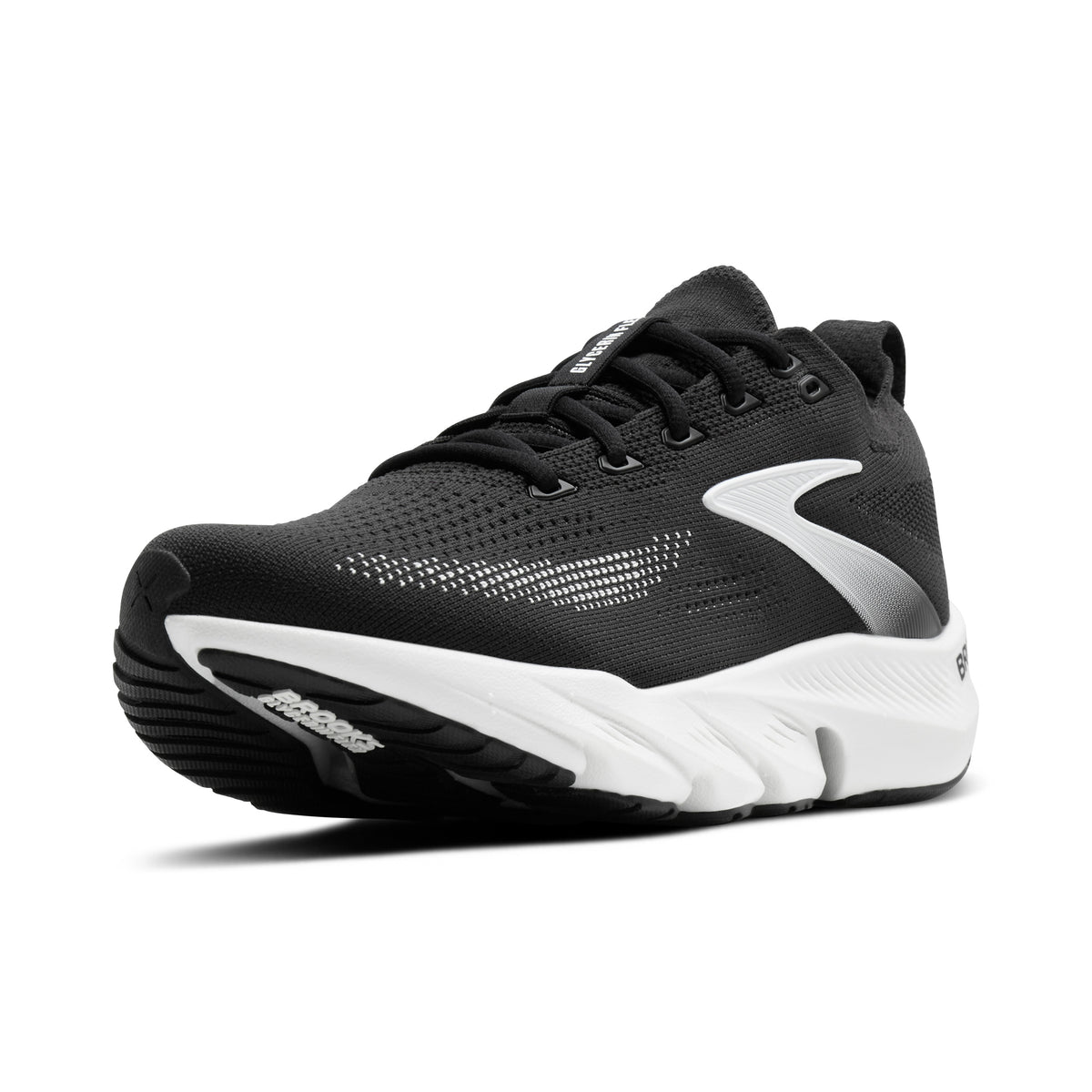 Brooks Glycerin Flex Womens Running Shoes - Black/White