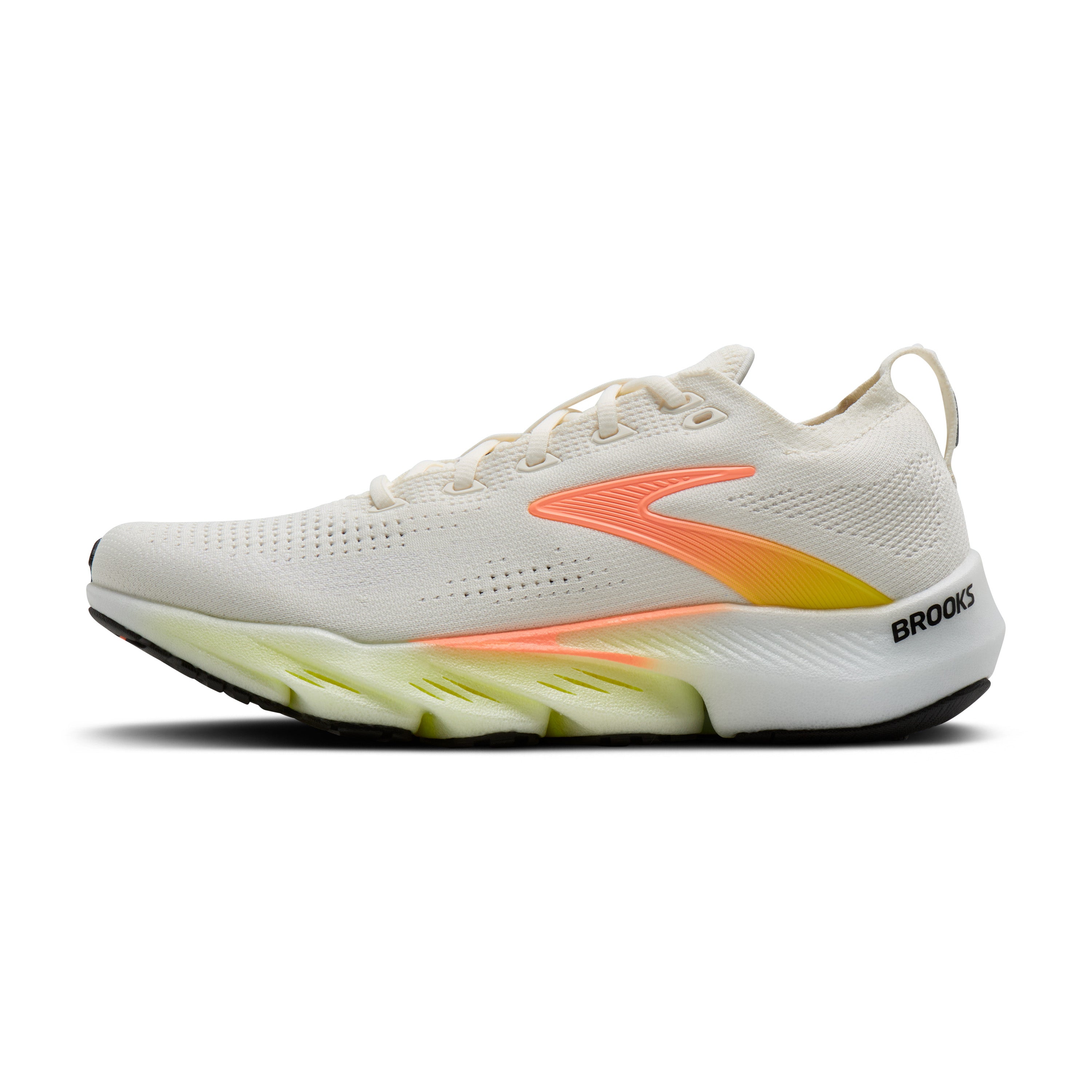 Brooks Glycerin Flex Womens Running Shoes - White/Peach/Nightlife