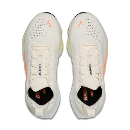 Brooks Glycerin Flex Womens Running Shoes - White/Peach/Nightlife