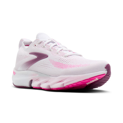 Brooks Glycerin Flex Womens Running Shoes - White/Cyber Pink/Argyle
